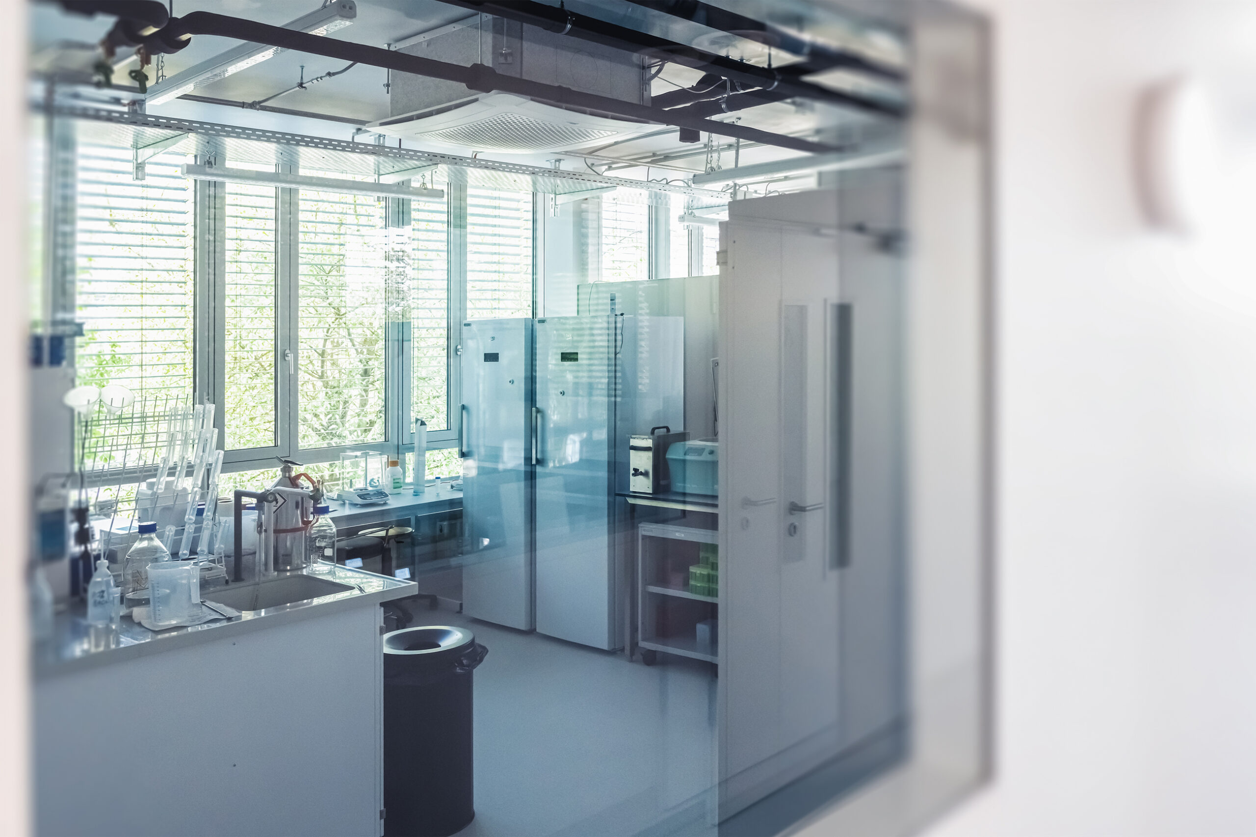 Hier wird geforscht: Das Labor der vermicon AG in Hallbergmoos.